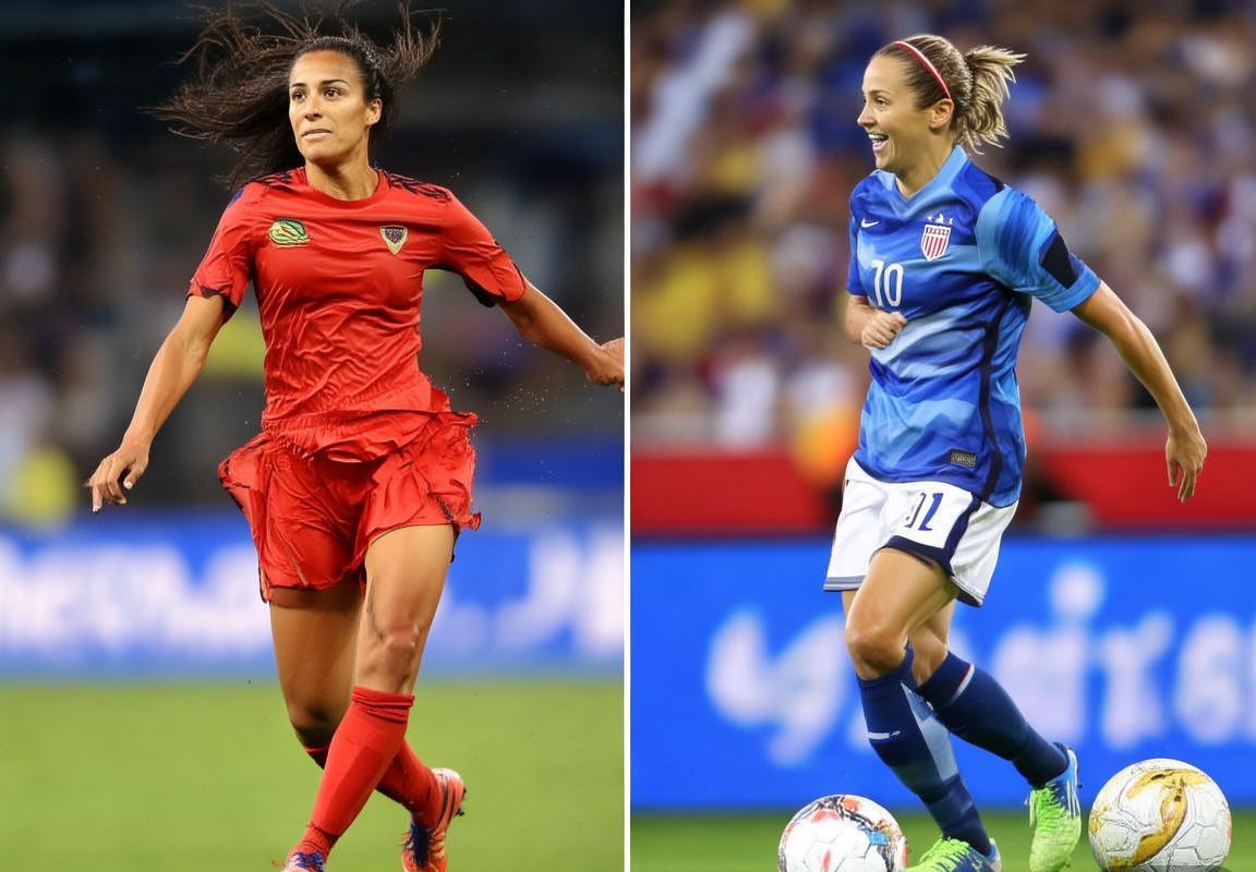 巴西女足VS美国女足：巅峰对决，历史与成就交织(图3)