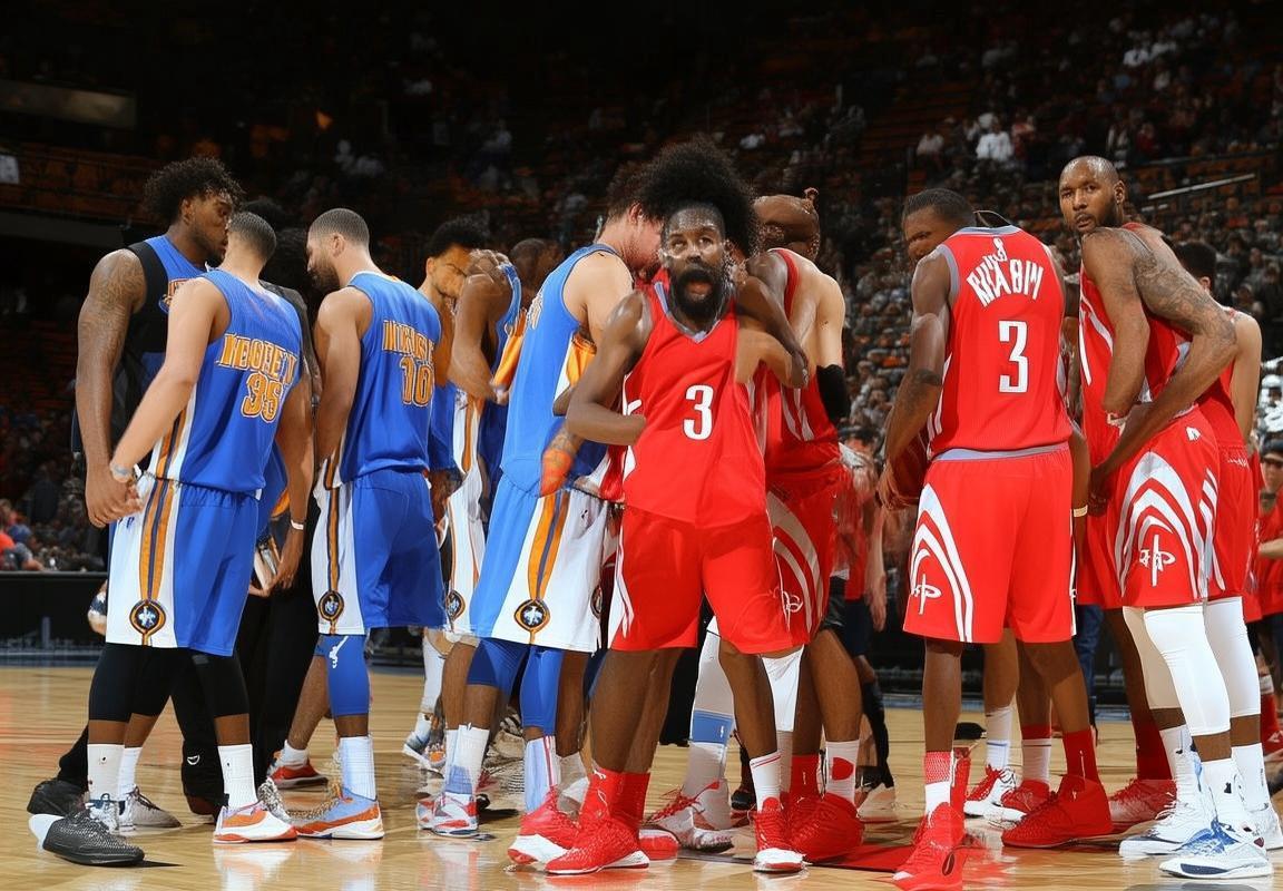 2019NBA经典对决：火箭对掘金巅峰之