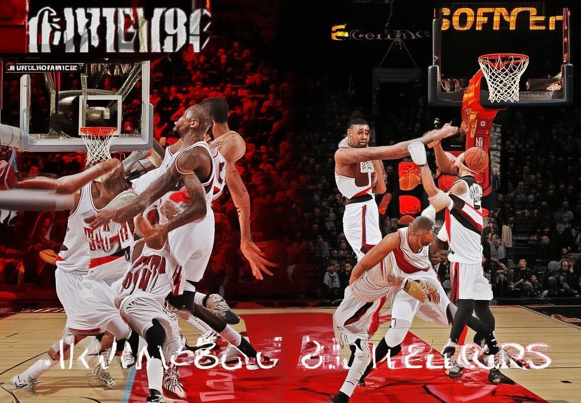 2015年NBA骑士对开拓者经典对决：精神与技艺的巅峰对决